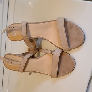 BP (Nordstrom's) block heel strap shoe.